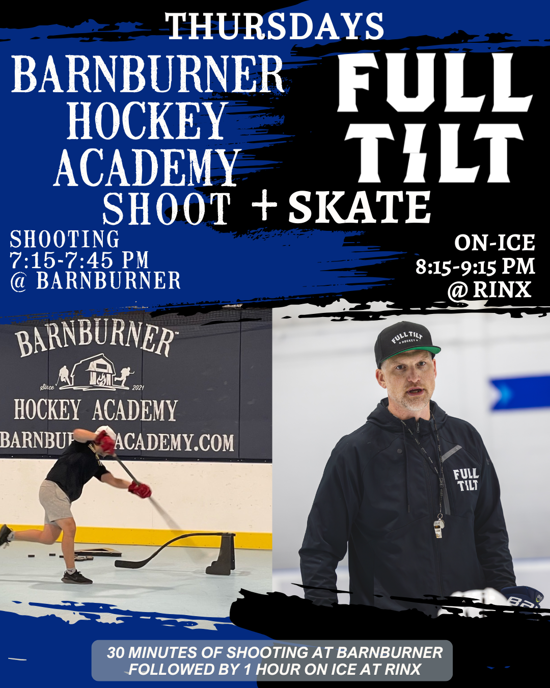 Skate and Shoot Clinic (On-ice and off-ice)