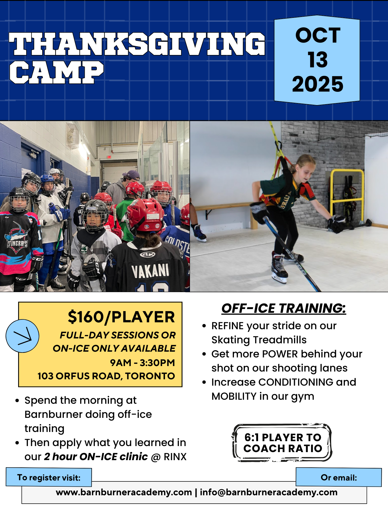 October 13th Thanksgiving Camp